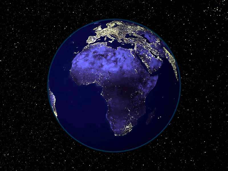 Africa by night