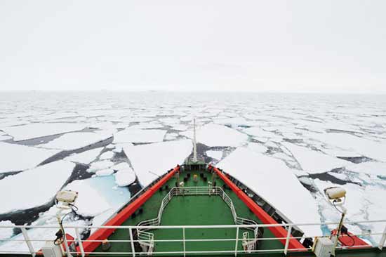 Chinese Icebreaker Xuelong, or Snow Dragon