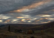 Schiehallion, Perthshire, Scotland Asperatus Cloud