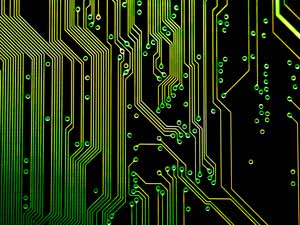 Electronic Tracks on a Printed Circuit Board