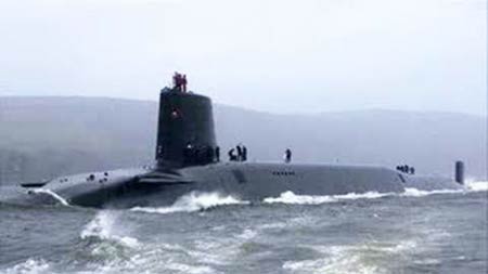 British Royal Navy Submarine HMS Vanguard