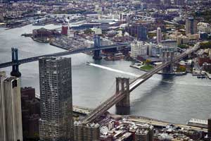 Manhattan and Brooklyn Bridges