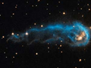 Caterpillar-Shaped Interstellar Cloud