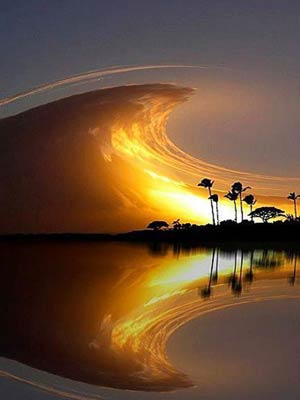 A Fiery Wave