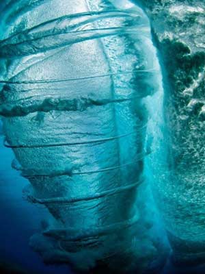 The Underside of an Ocean Wave