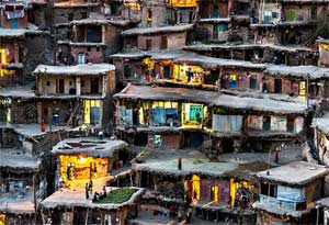 Dusk in an Iranian Village