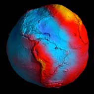 World Gravity Map