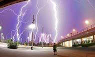 Lightning over Athens