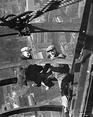 Building the Empire State, 1930