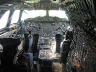 Cockpit of the Concorde