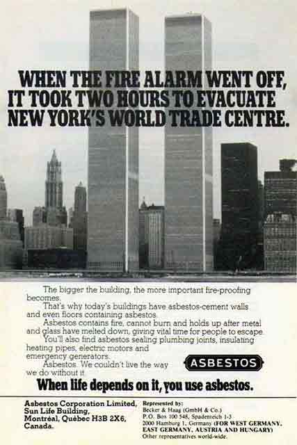 From _Asbestos_ Magazine, November 1981 (AFTER the Dangers of Asbestos Were Becoming Known).