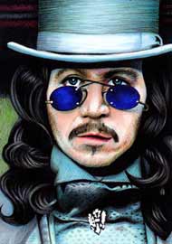 Dracula Sketch Card