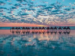 Broome, Australia Camelcade