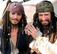 Captain Sparrow and Captain Teague