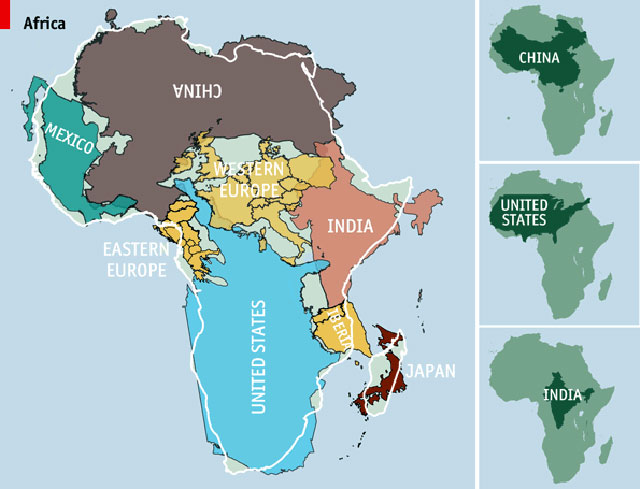 Hey! Africa Is Really Big