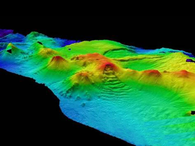 Antarctic Underwater Volcanoes