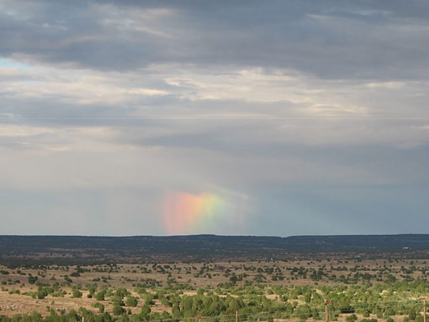 Looking to the East from Taylor, Arizona USA