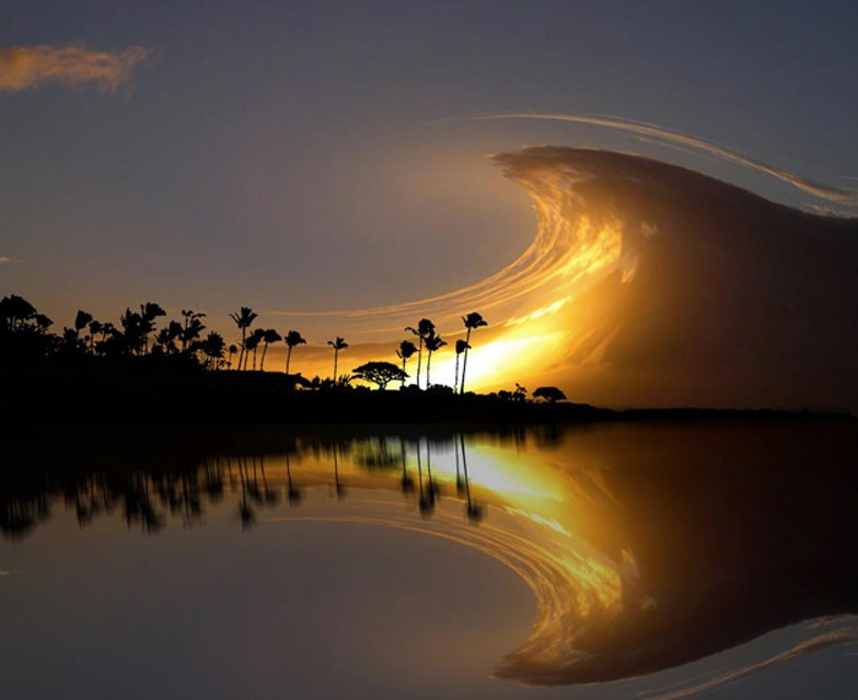 A Fiery Wave