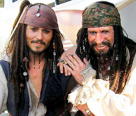 Captain Sparrow and Captain Teague