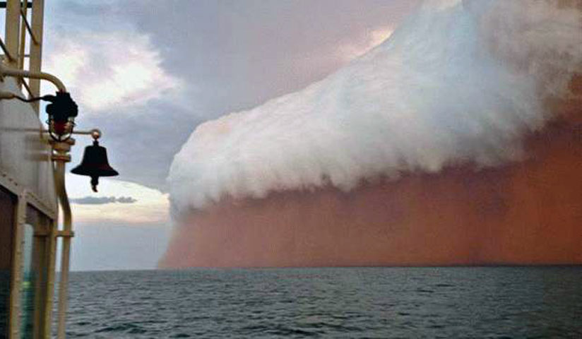 Unusual Dust Storm Western Australia