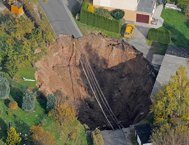 Eastern Germany Sinkhole