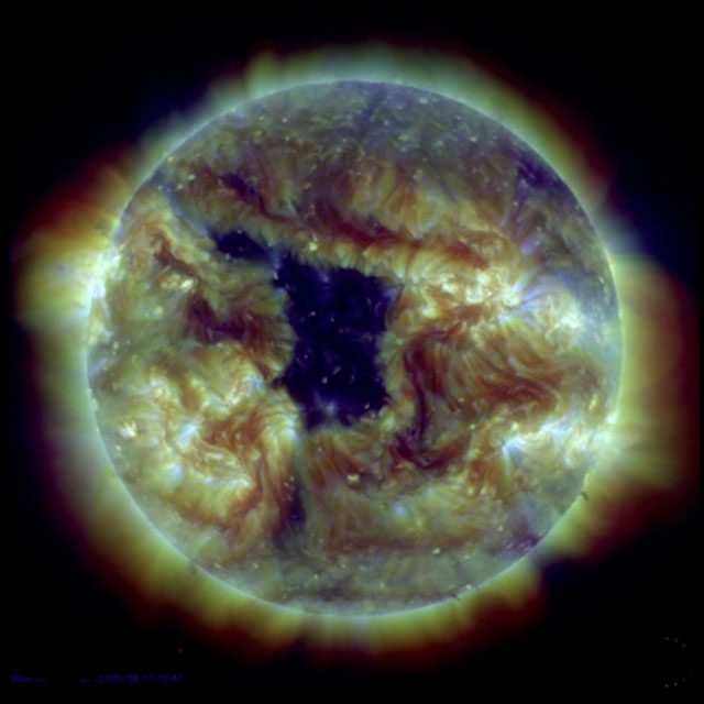 Hole in the Sun's Corona