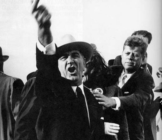 Kennedy Restrains LBJ