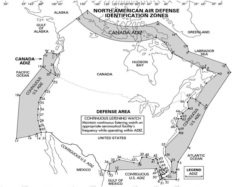 US / Canada ADIZ