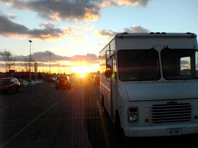 Sunset Delivery Truck