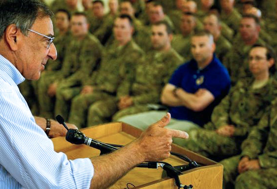 Panetta Speaks to the Troops