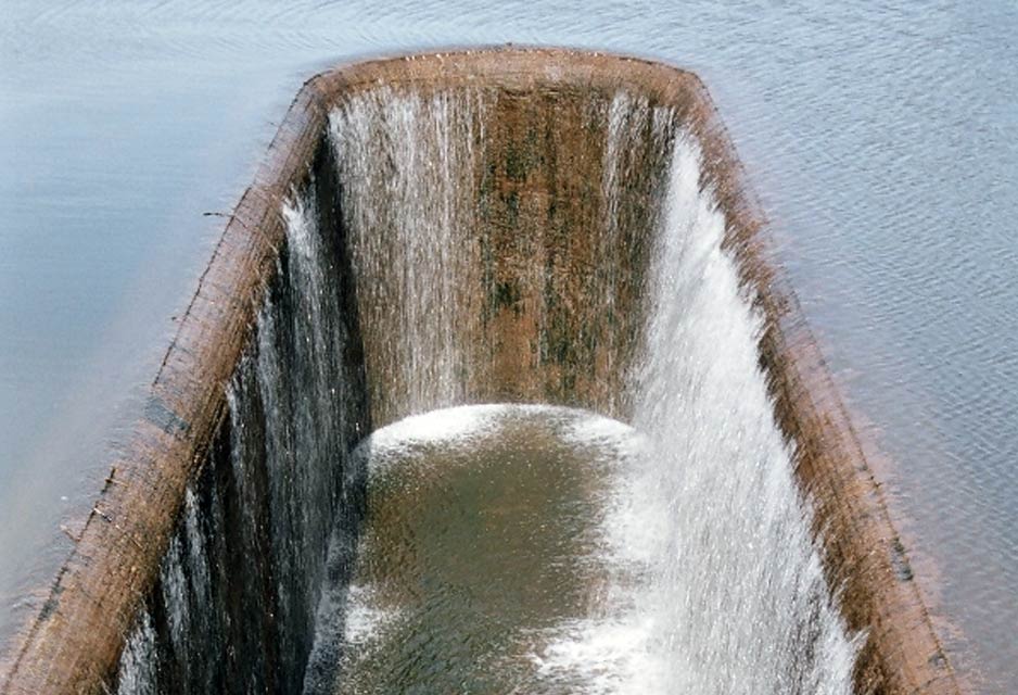 Pilská Water Dam Overflow