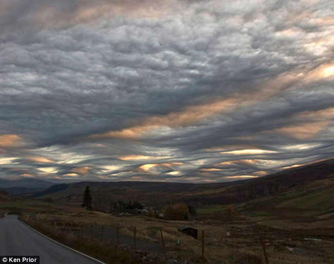 Schiehallion, Perthshire, Scotland Asperatus Cloud