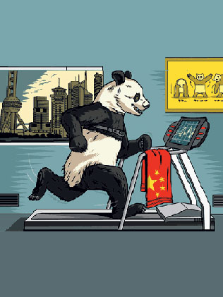 China Trying to Stay in Shape