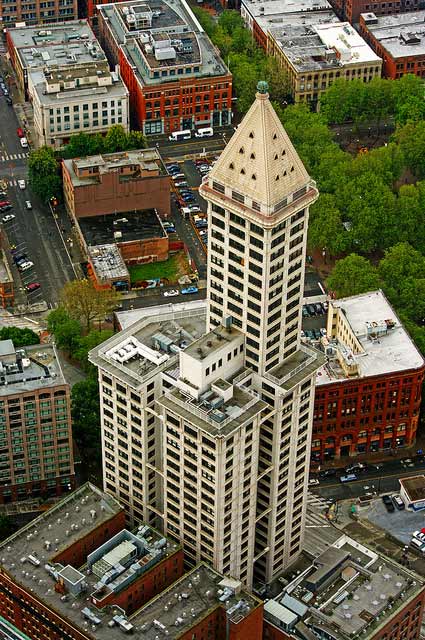 Taken from the 73rd Floor Observation Area of the Columbia Centre