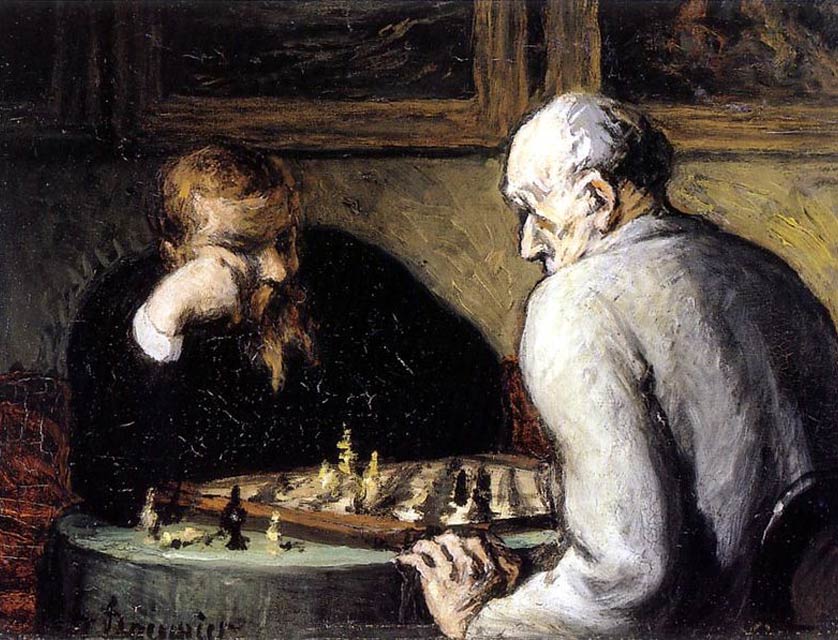 Painting by Honoré Daumier