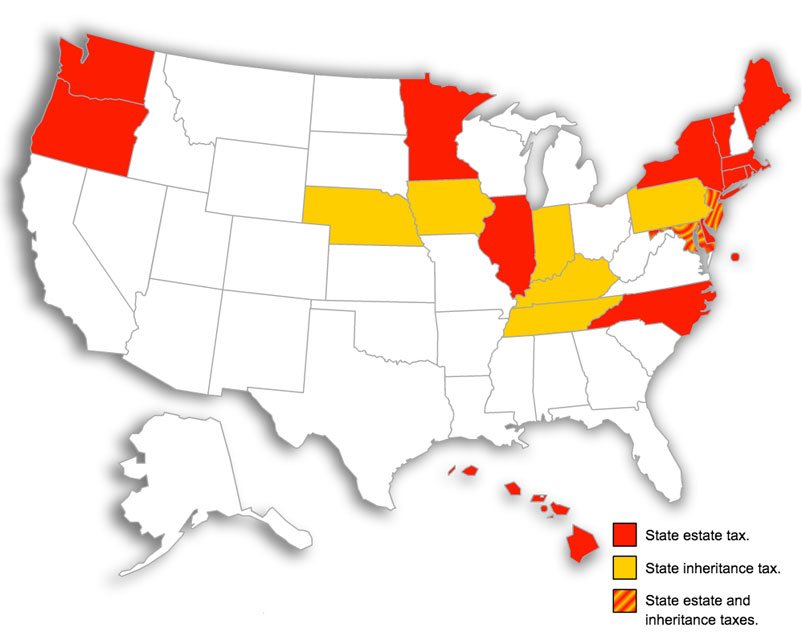 The US States That Have Death Taxes