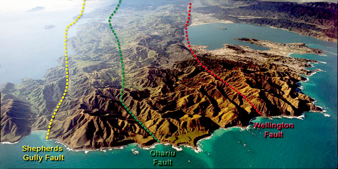 Wellington Region's Three Major Faults