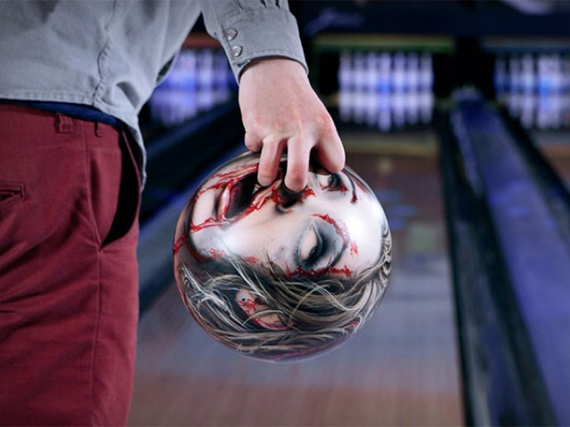 Zombie Head Bowling Balls